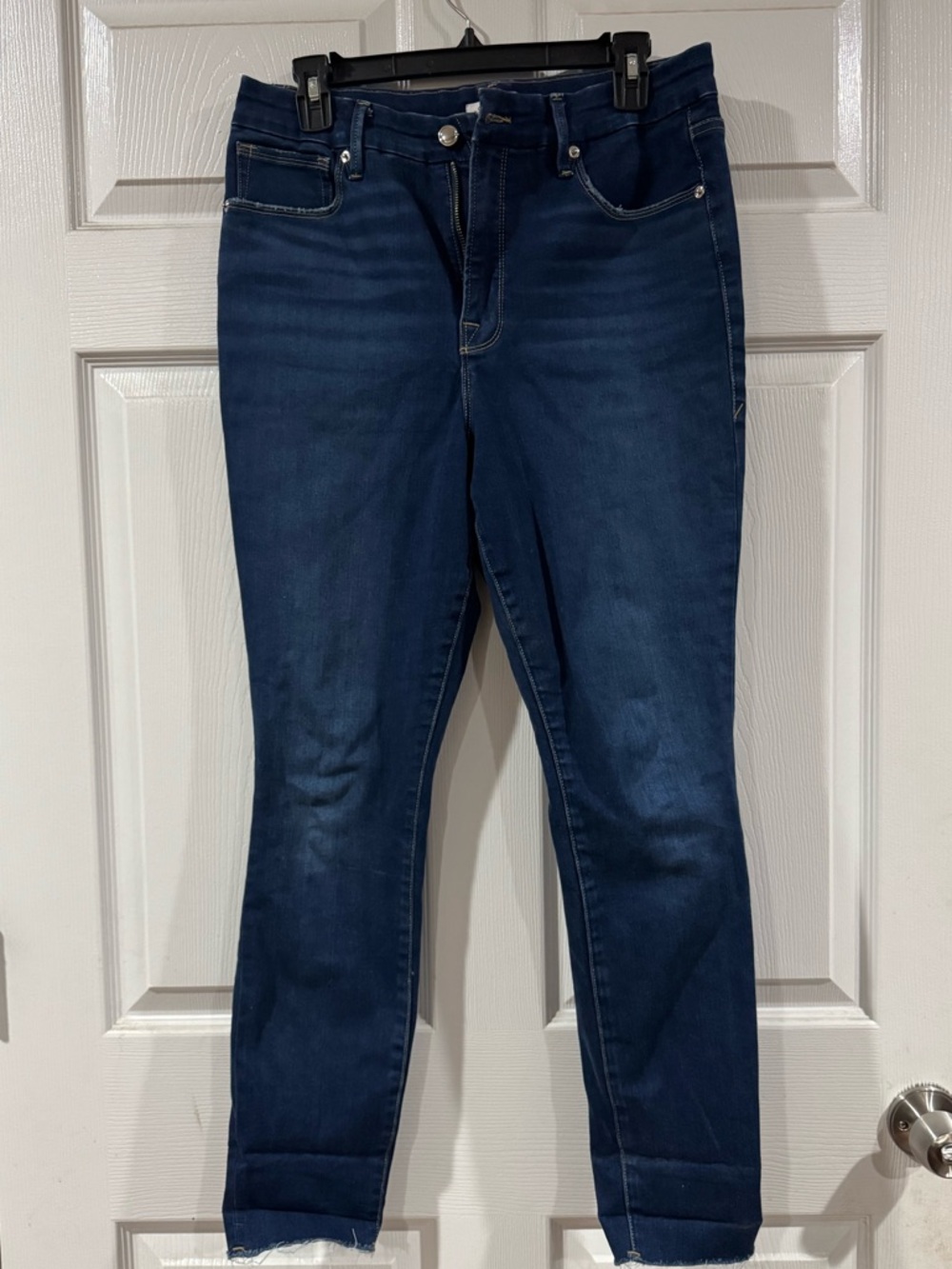 Women's Dark Blue Stretch Skinny Jeans